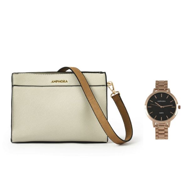 Moda para Mujer Amphora Cartera Negro Amphora – dinersclubperu