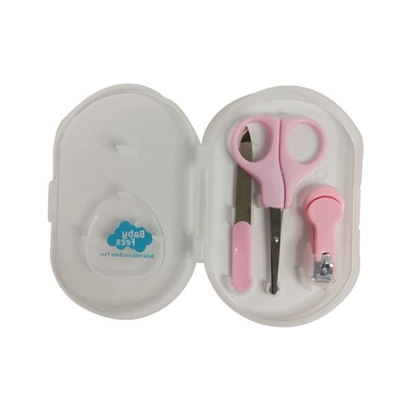 Baby Fees Kit Manicure 3 Piezas Bebe Rosado Dinersclubperu