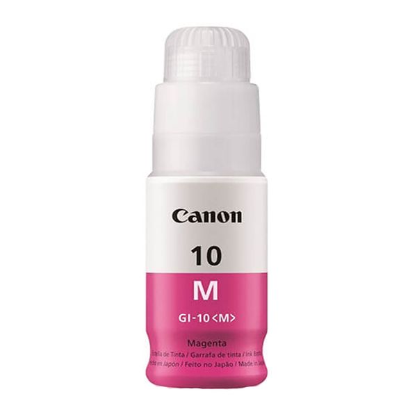 Botella de tinta Canon GI10M magenta rinde 7700 páginas 70 ml -  dinersclubperu
